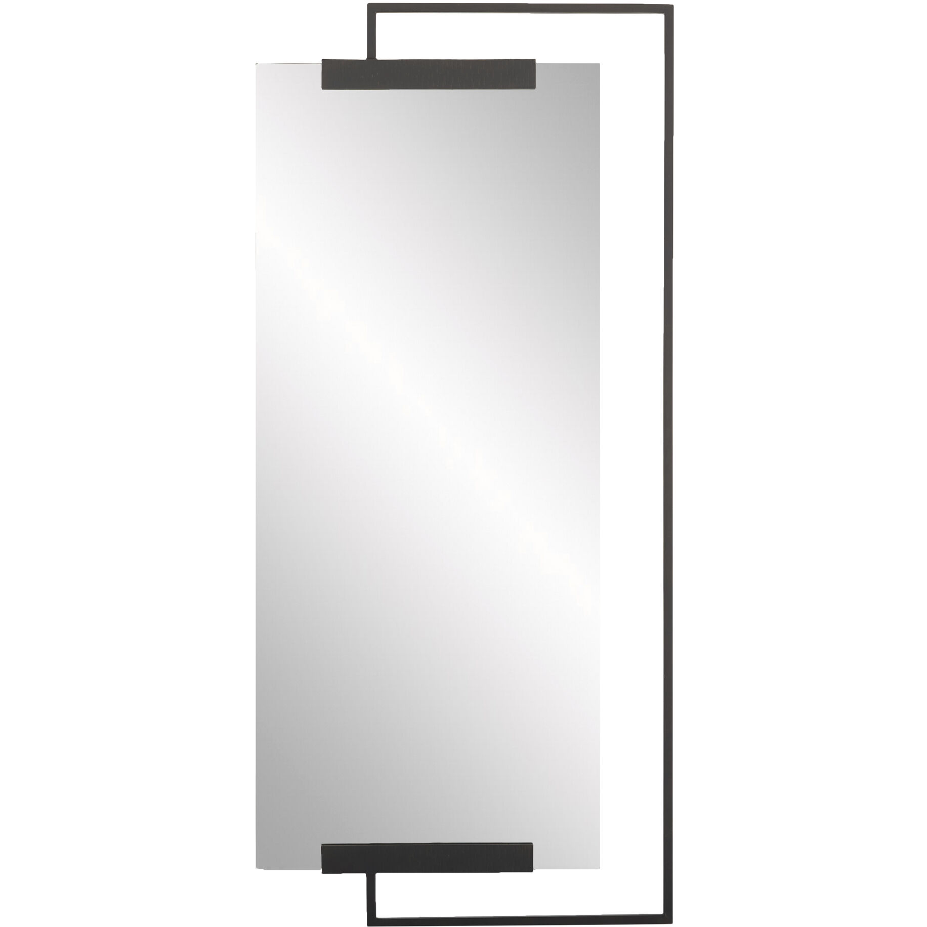 Princeton 48 X 22 inch Natural Iron Mirror