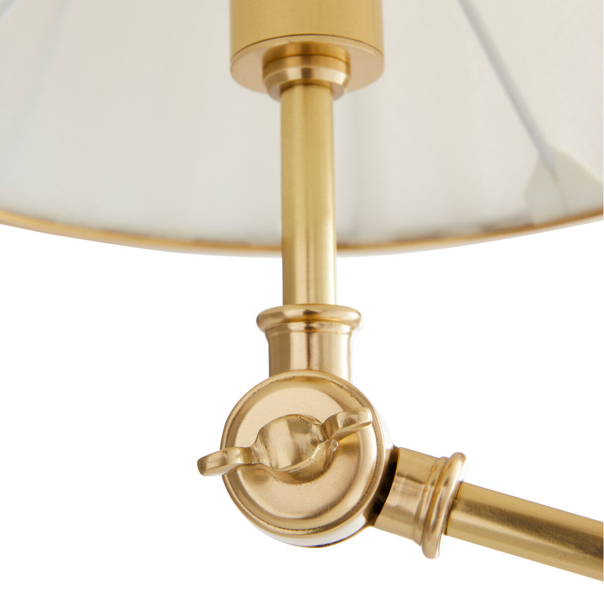 Arteriors DC49020 Tilt Clamp 17 inch 40 watt Antique Brass Lamp Portable Light
