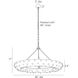 Hardy 9 Light 36 inch Antique Brass Chandelier Ceiling Light