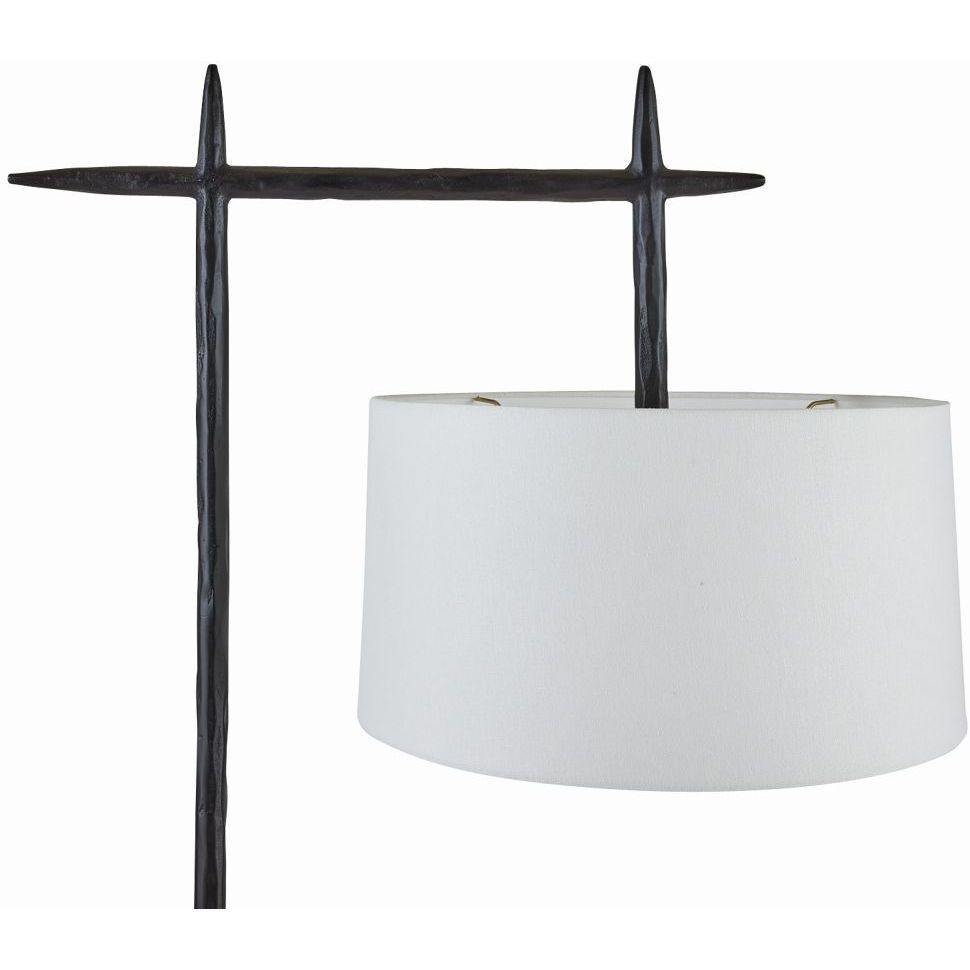 Eileen 60.00 watt Blackened Iron Floor Lamp Portable Light