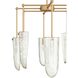 Valeria 8 Light 30 inch Clear Seedy Chandelier Ceiling Light