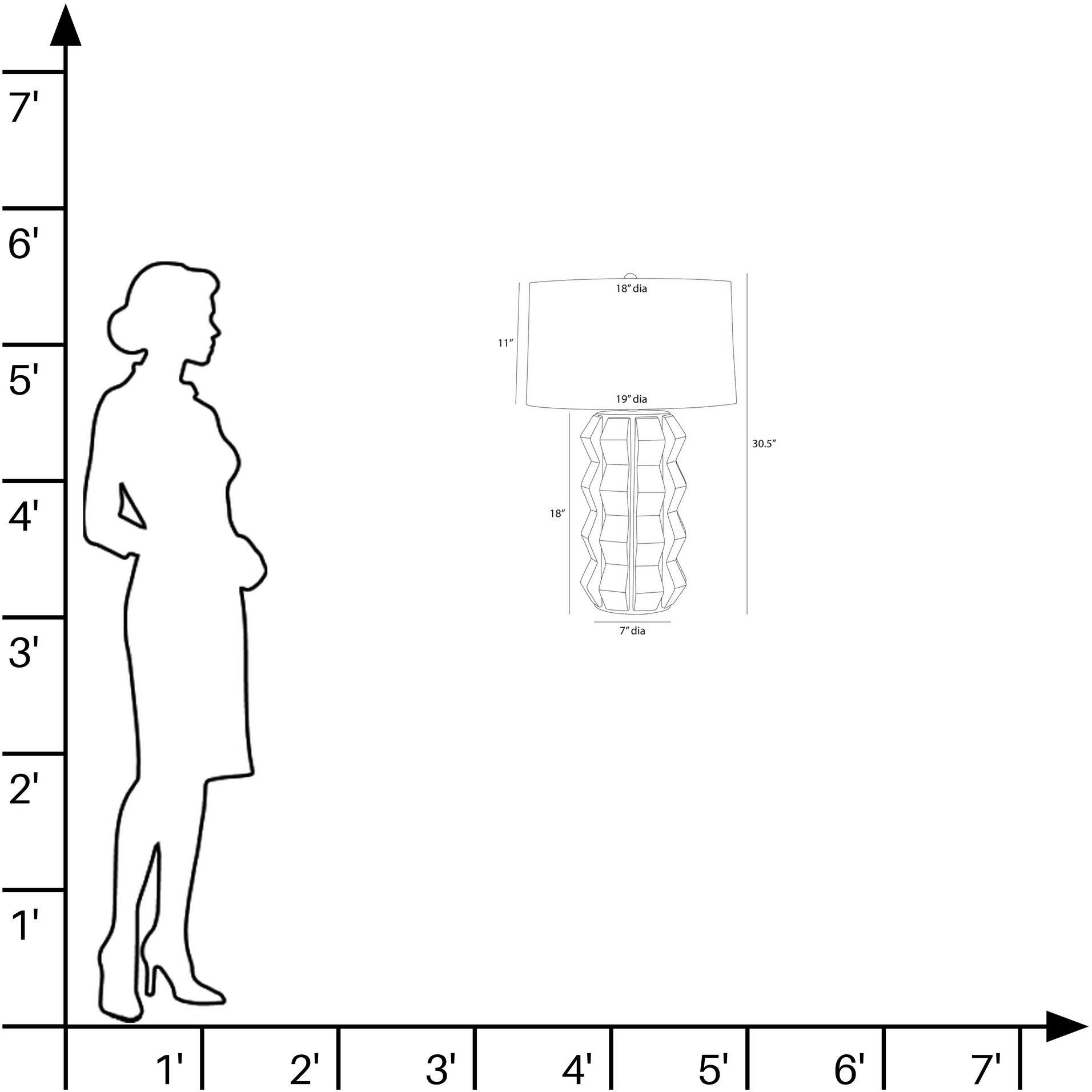 Journey 30.5 inch 150.00 watt Ocean Reactive and Antique Brass Table Lamp Portable Light