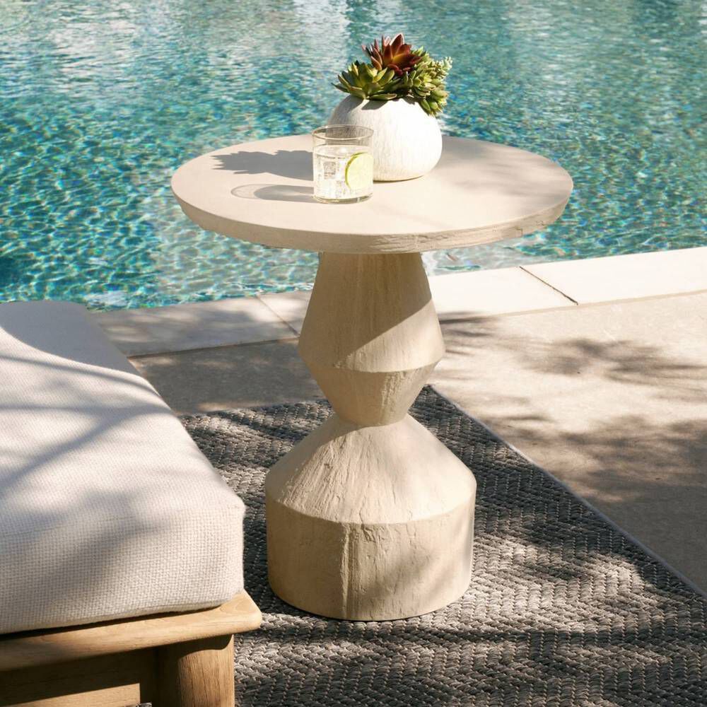Calypso 22.5 inch Tuscan Outdoor End Table