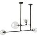 Dillon 4 Light 27 inch English Bronze Linear Chandelier Ceiling Light