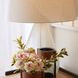 Tiber 30 inch 150.00 watt Clear and Antique Brass Table Lamp Portable Light