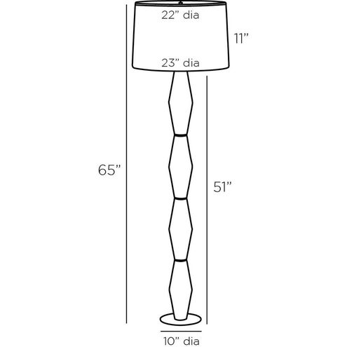 Baker Ivory Floor Lamp Portable Light