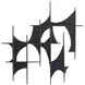 Freya Blackened Iron Wall Plaques, Set of 3