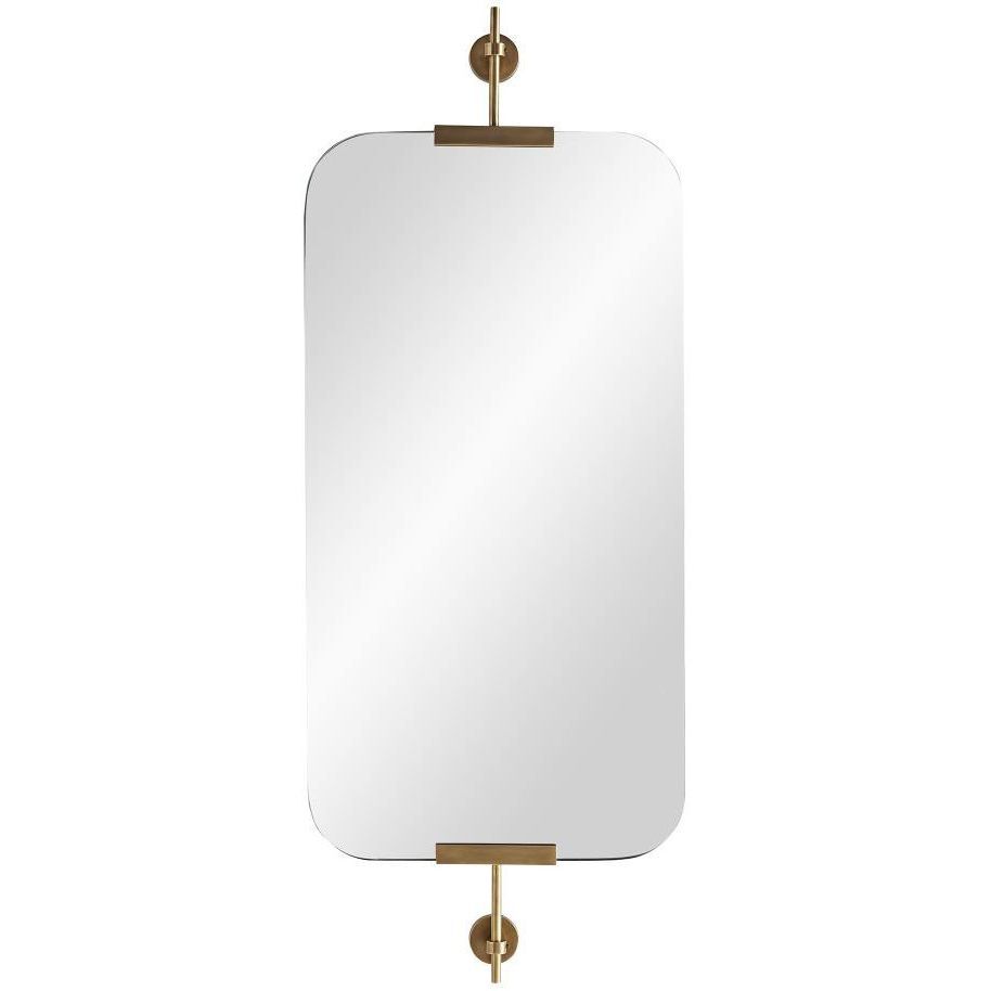 Madden 48.5 X 19 inch Antique Brass Mirror