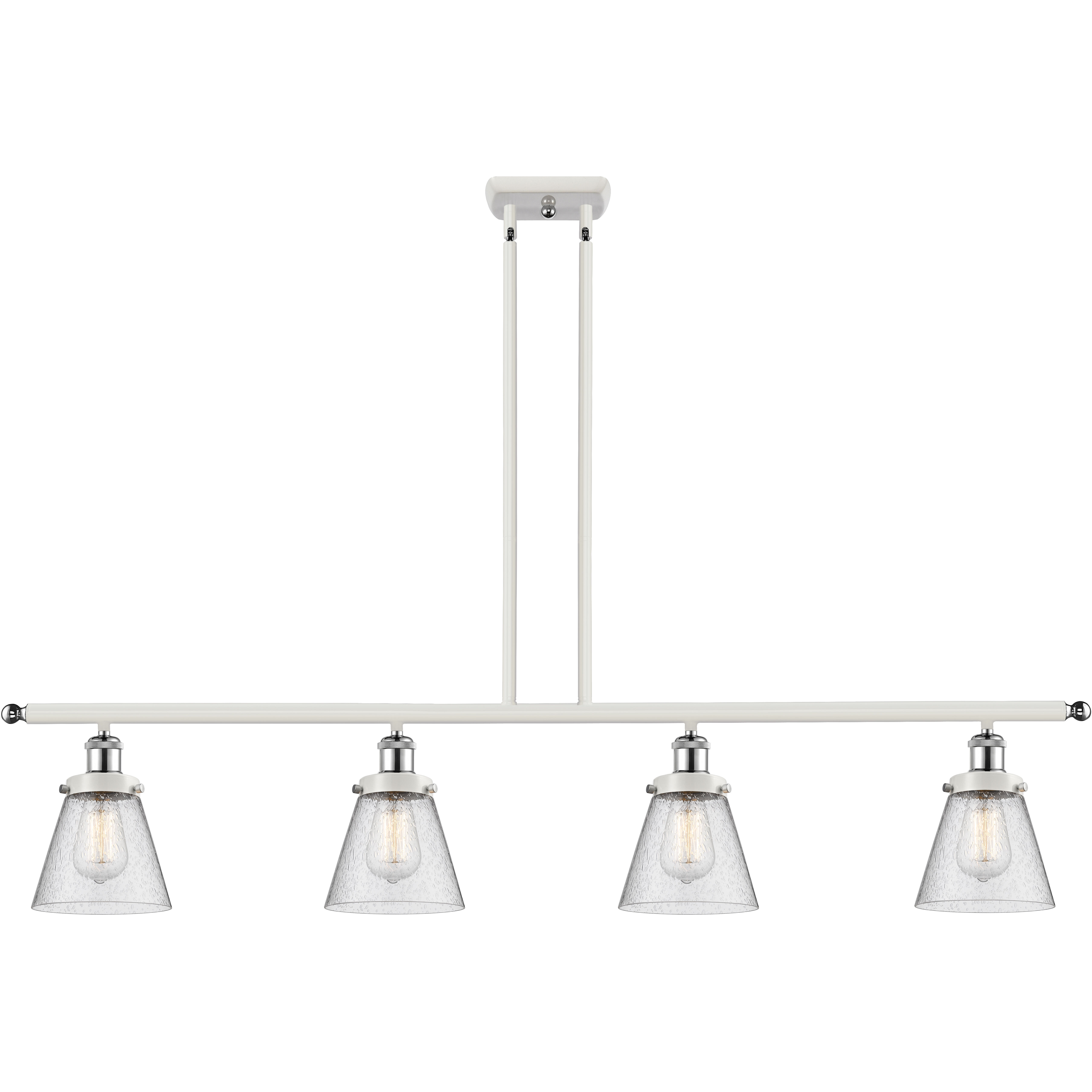 Ballston Small Cone 4 Light 48.00 inch Island Light