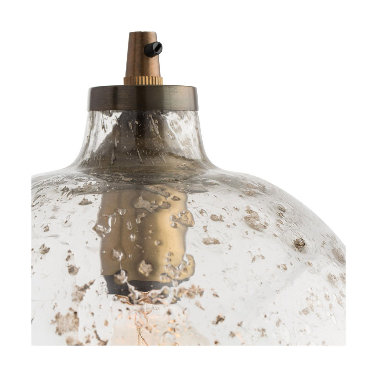 Monica 1 Light 9.5 inch Antique Brass Pendant Ceiling Light