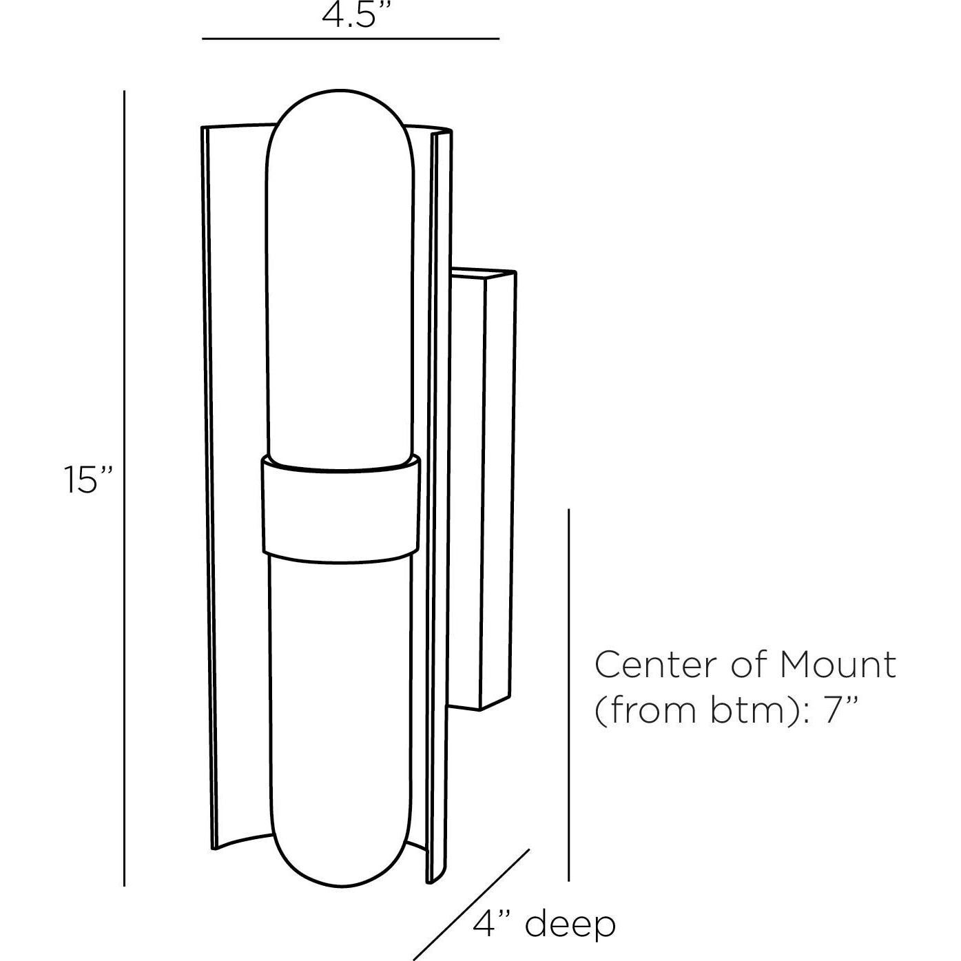 Bretman 2 Light 5 inch English Bronze ADA Sconce Wall Light