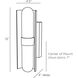 Bretman 2 Light 5 inch English Bronze ADA Sconce Wall Light