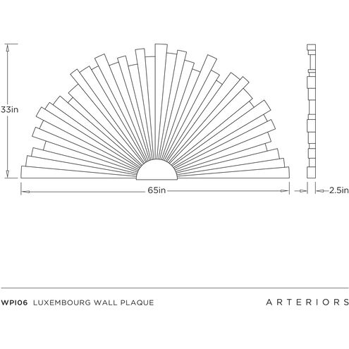 Luxembourg Antique Brass and Bronze Wall Plaque