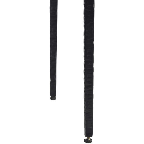 Osbourne 39 inch Black and Blackened Iron Bar Stool