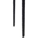 Osbourne 39 inch Black and Blackened Iron Bar Stool