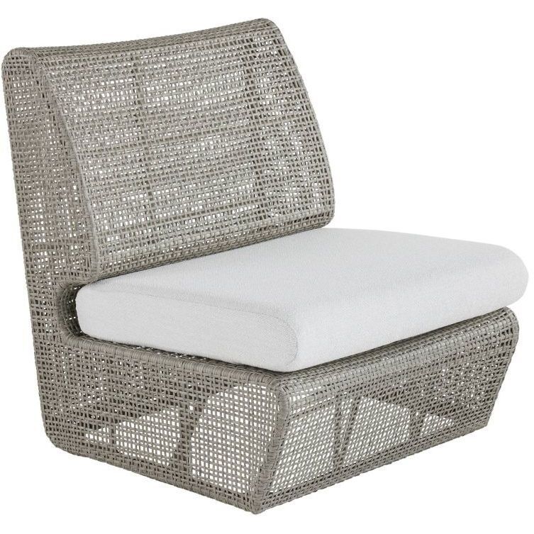 Dupont Porpoise and Weathered Gray Outdoor Chair