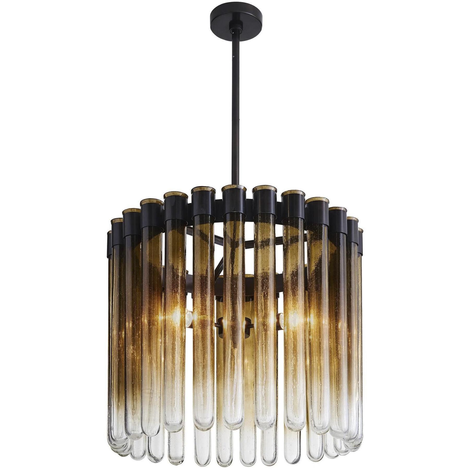 Maxton 3 Light 24.5 inch Bronze Chandelier Ceiling Light