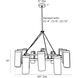 Ryder 12 Light 40 inch English Bronze Chandelier Ceiling Light