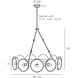Apollo 12 Light 36 inch English Bronze Chandelier Ceiling Light
