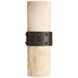 Ardena 2 Light 6 inch Ivory and Blackened Iron Wall Sconce Wall Light