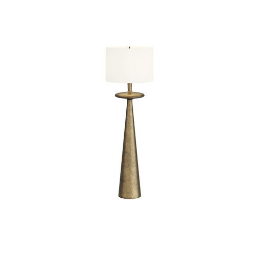 Putney 66.5 inch 150.00 watt Antique Brass Floor Lamp Portable Light