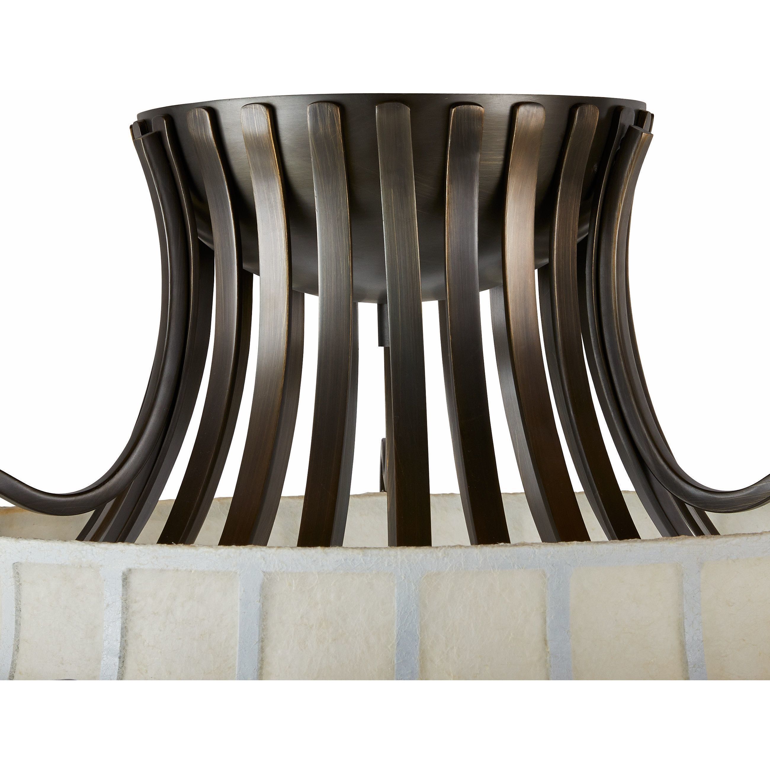 Chambers 10 Light Ivory Flush Mount Ceiling Light