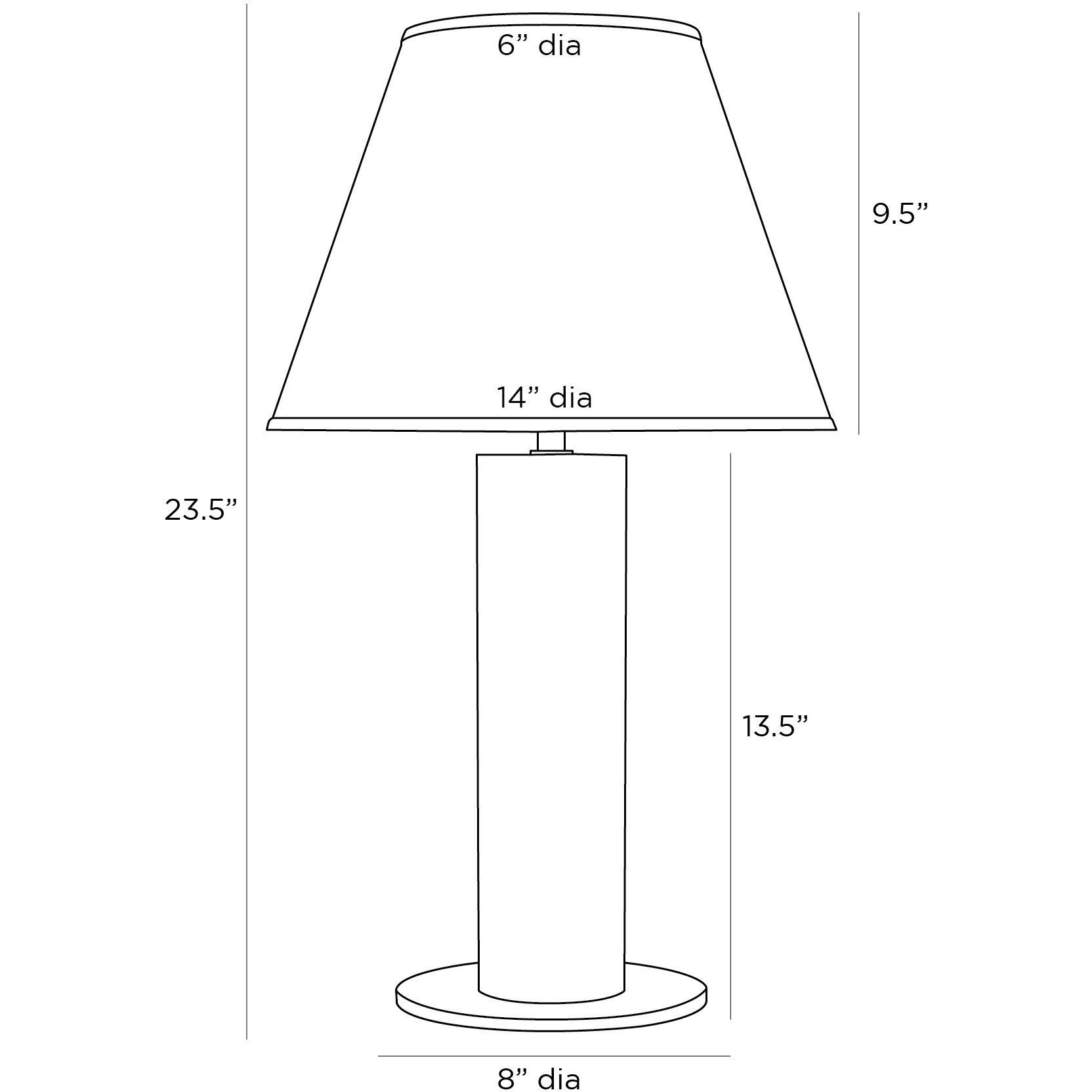 Vanhorne 23.5 inch 100.00 watt Opal Table Lamp Portable Light