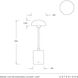 Lumi 12 inch 3 watt Antique Brass Rechargeable Accent Lamp Portable Light
