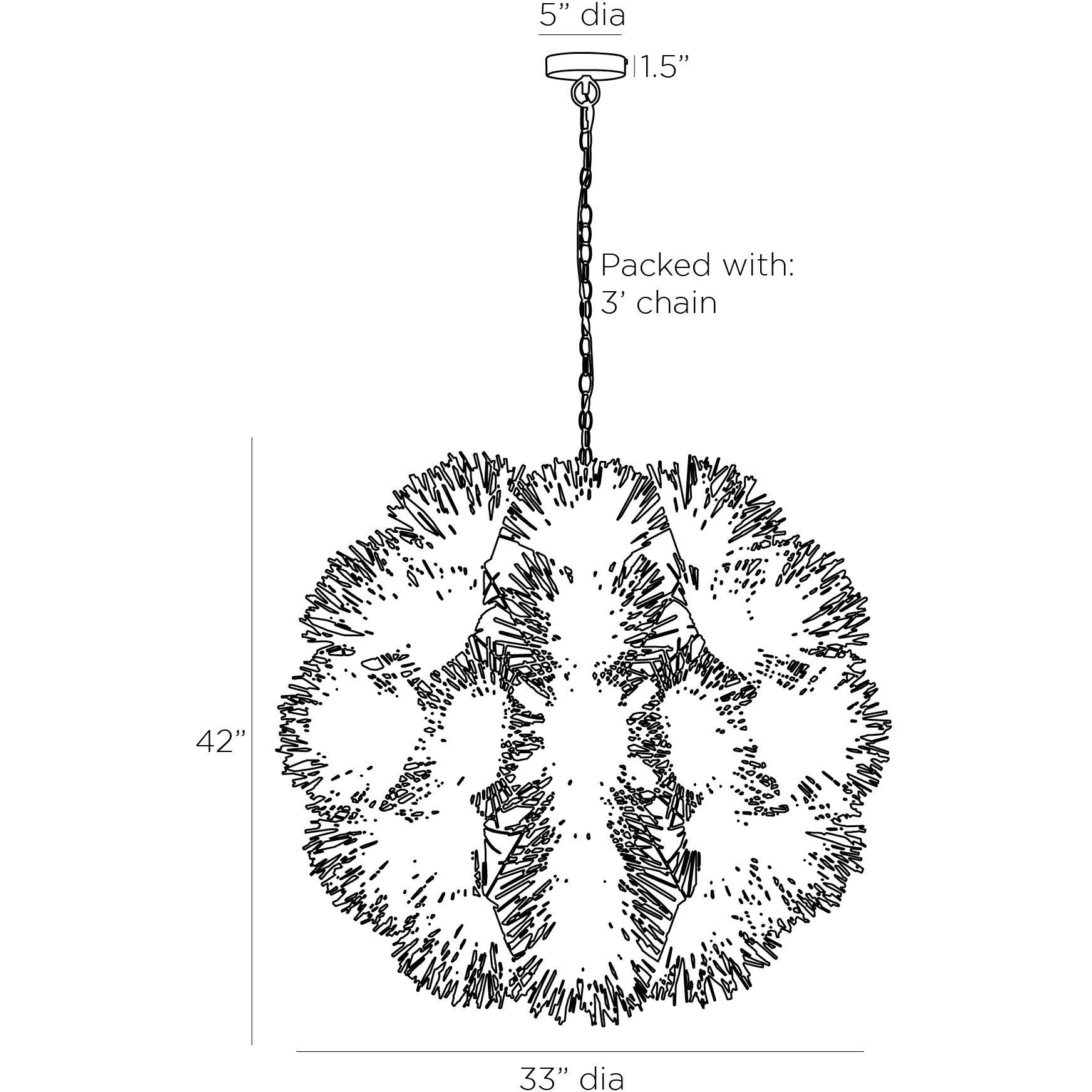 Winona 8 Light 33 inch Antique Brass Chandelier Ceiling Light