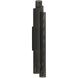Punch 2 Light 48.5 inch Marine Grade Matte Black Outdoor Sconce