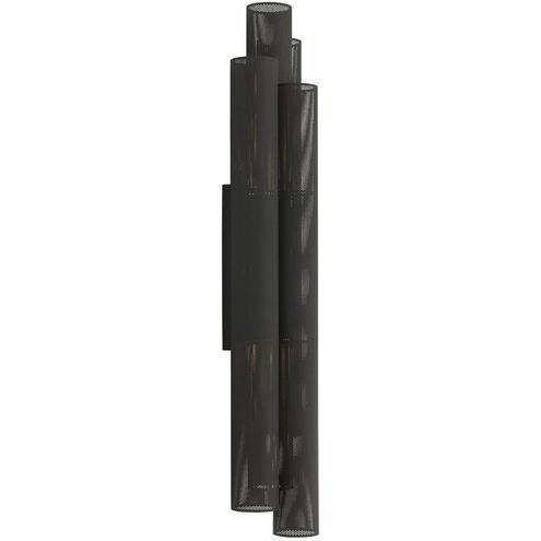 Punch 2 Light 48.5 inch Marine Grade Matte Black Outdoor Sconce