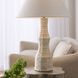 Francine 30 inch 60.00 watt Egg Shell and Antique Brass Lamp Portable Light