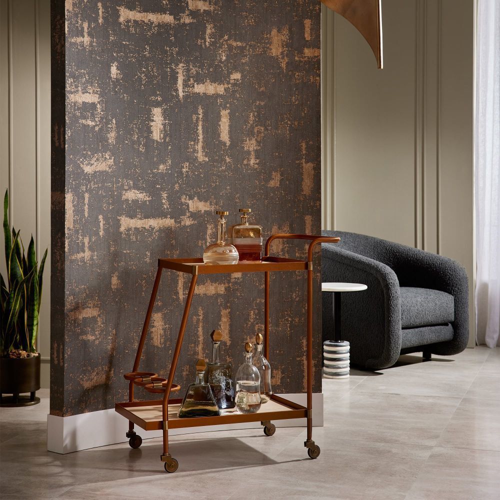 Sanders 33.5 inch Russet Bar Cart