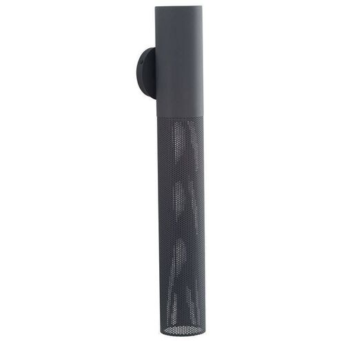 Punch 1 Light 30 inch Marine Grade Aged Graphite Outdoor Sconce, Large