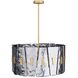 Tuscany 24.5 inch Smoke Luster Chandelier Ceiling Light