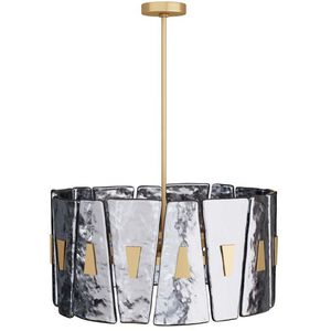 Tuscany 24.5 inch Smoke Luster Chandelier Ceiling Light
