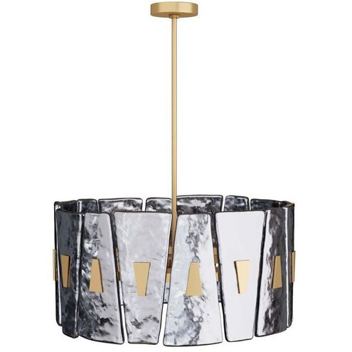 Tuscany 24.5 inch Smoke Luster Chandelier Ceiling Light