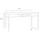 Jobe 60 inch Ebony Desk