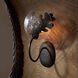 Chene 1 Light 9.5 inch Bronze and Antique Brass Wall Sconce Wall Light