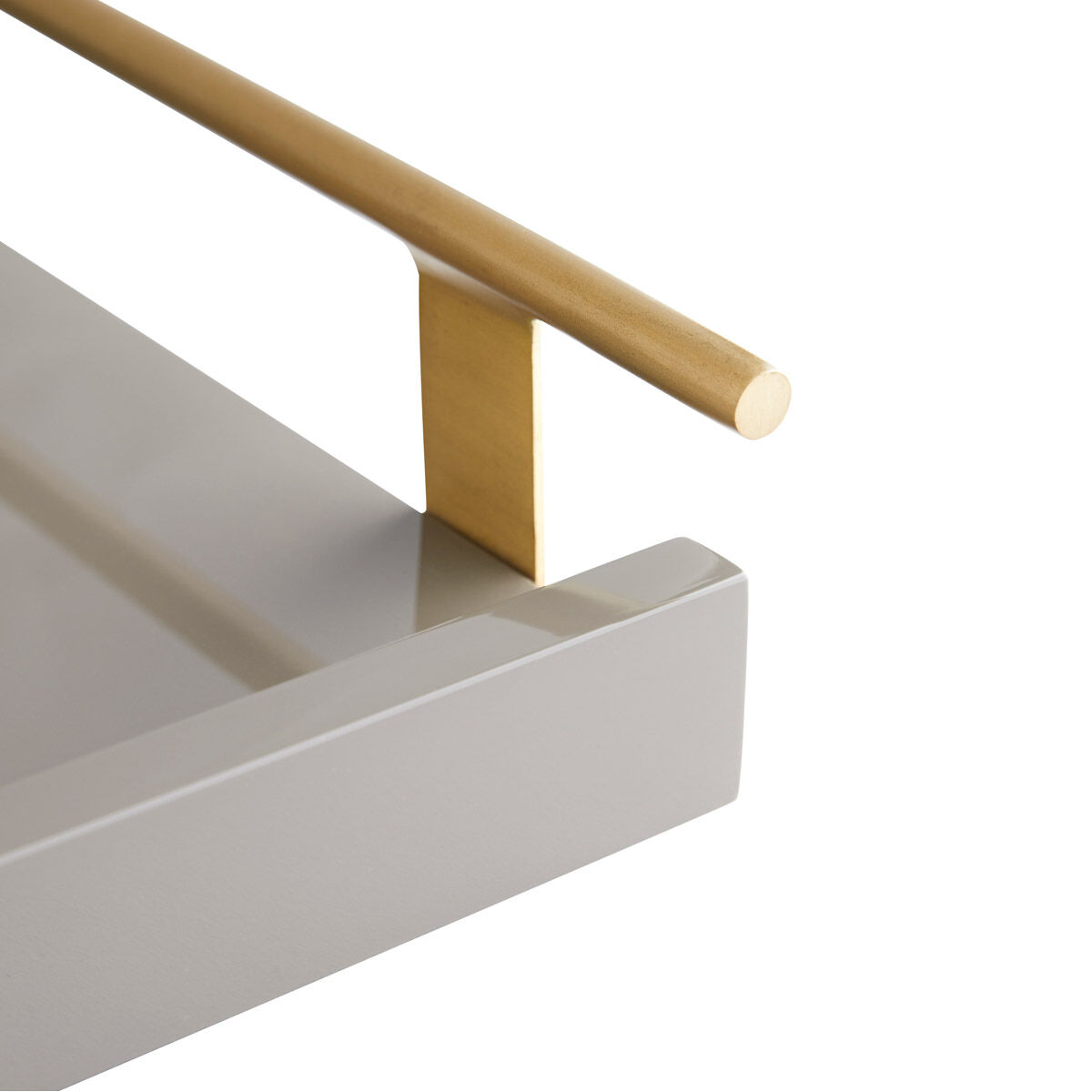 Archer Gray Lacquer Tray