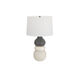 Basilio 29.5 inch 150.00 watt Ivory Crackle Lamp Portable Light