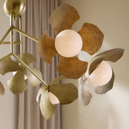 Generosa 7 Light 57 inch Antique Brass Chandelier Ceiling Light