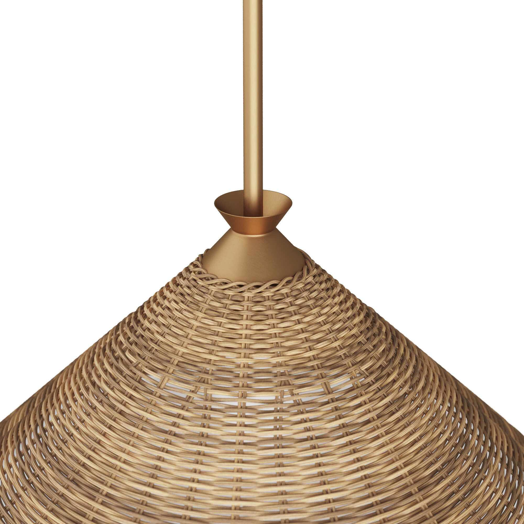 Terrace 2 Light 21 inch Natural Pendant Ceiling Light