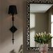 Anton 1 Light 8 inch Black Gesso Sconce Wall Light