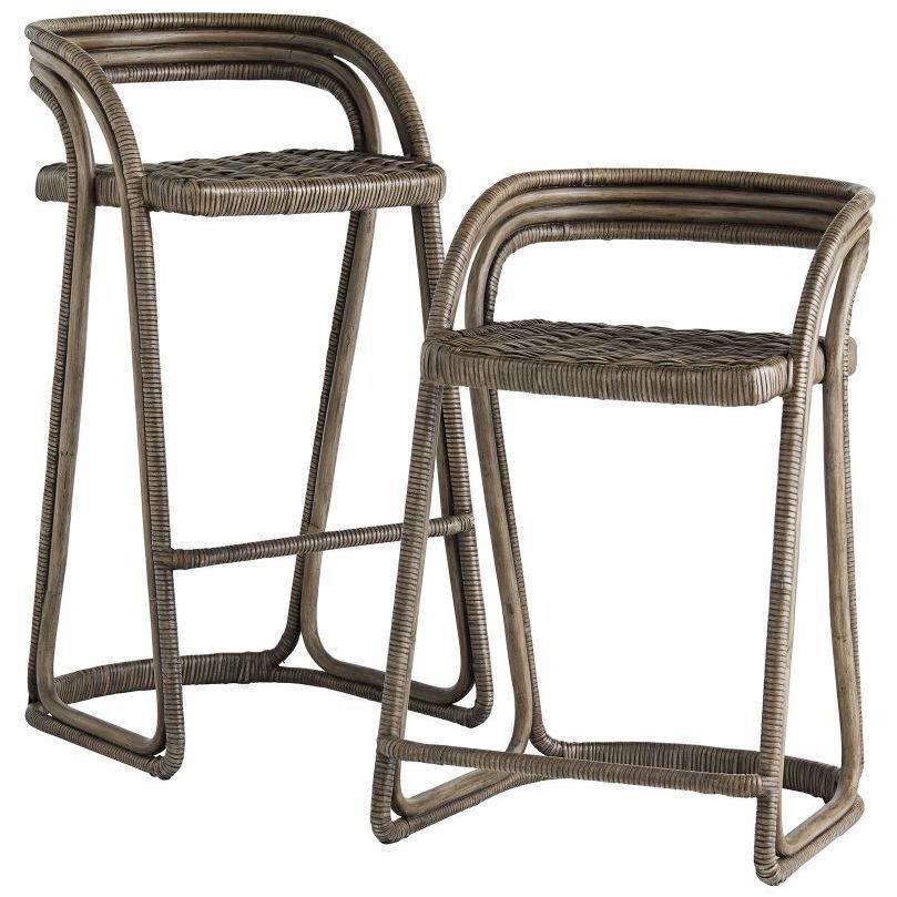 Harrington Moth Gray Bar Stool