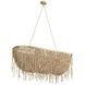 Baja 52 X 45.5 inch Natural Linear Chandelier Ceiling Light