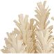 Kaia 3 Light 22 inch Ivory and White Chandelier Ceiling Light, Small