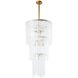 Raine 7 Light 21 inch Clear Seedy Chandelier Ceiling Light