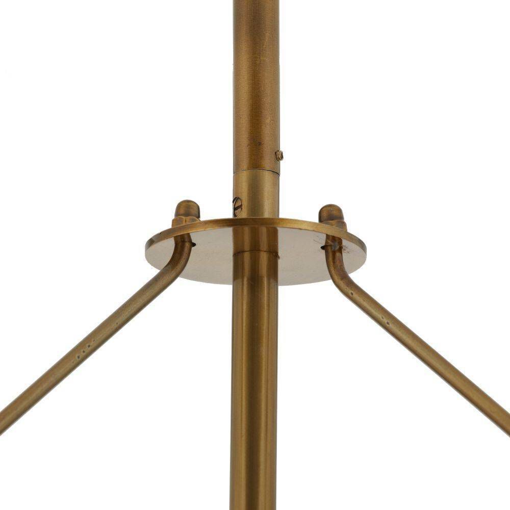 Faramond 10 Light 35 inch Vintage Brass and Hammered Smoke Slump Glass Chandelier Ceiling Light