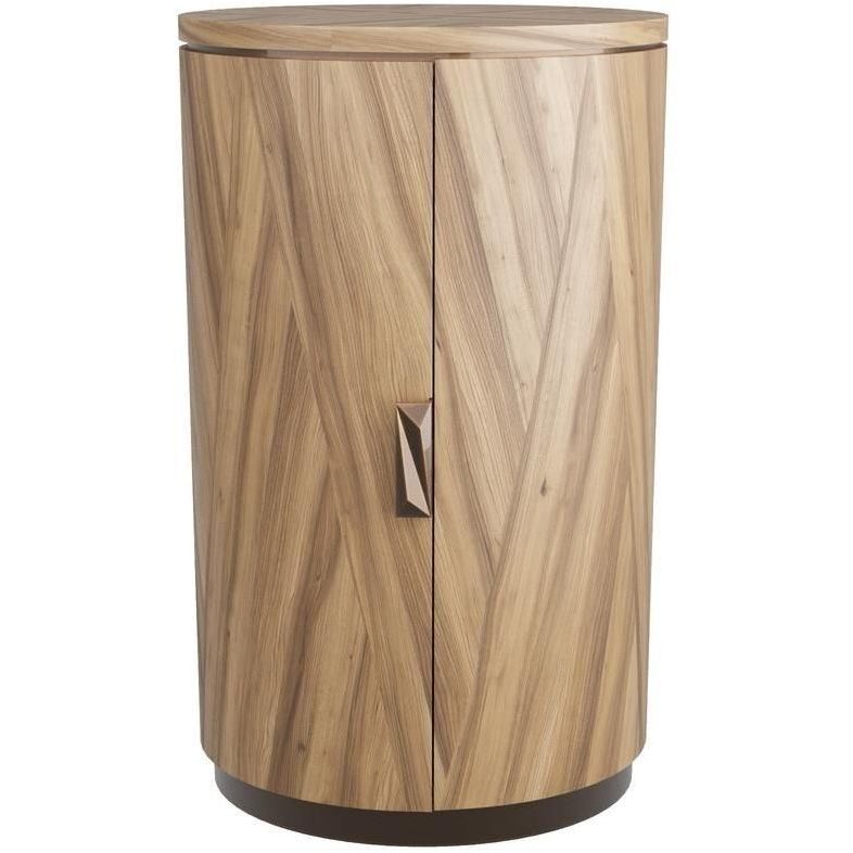 Ruston 22 inch Chateau Gray Cocktail Cabinet